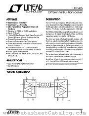 LTC1485IN8 datasheet pdf Linear Technology
