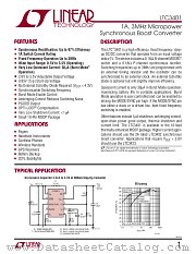 LTC3401EMS datasheet pdf Linear Technology