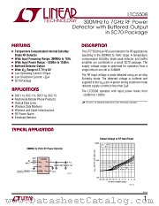 LTC5508ESC6 datasheet pdf Linear Technology