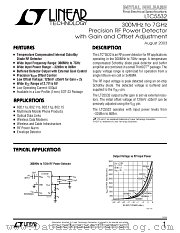 LTC5532ES6 datasheet pdf Linear Technology