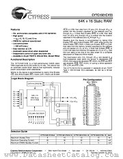 CY7C1021CV33-12BAC datasheet pdf Cypress