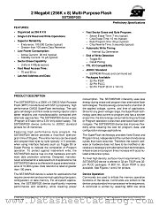 39SF020 datasheet pdf Silicon Storage Technology