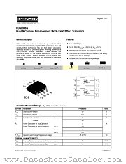 FDS8936S datasheet pdf Fairchild Semiconductor