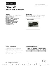 FAN8423D3TF datasheet pdf Fairchild Semiconductor
