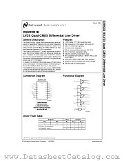 DS90C031BTWM datasheet pdf National Semiconductor