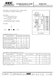 B30A45V datasheet pdf Korea Electronics (KEC)