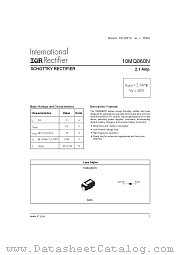10MQ060NPBF datasheet pdf International Rectifier