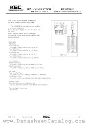 KIA6280H datasheet pdf Korea Electronics (KEC)