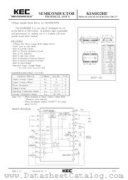 KIA6833HF datasheet pdf Korea Electronics (KEC)