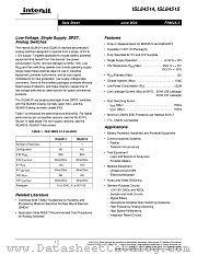 ISL84515IH-T datasheet pdf Intersil
