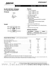 ITF87012SVT datasheet pdf Intersil