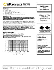 SMCGJ6036 datasheet pdf Microsemi