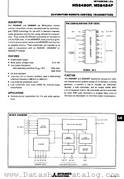 M58480P datasheet pdf Mitsubishi Electric Corporation