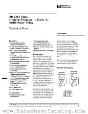 HSSR8060 datasheet pdf Agilent (Hewlett-Packard)