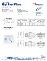 VHP-26 datasheet pdf Mini-Circuits
