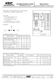 V15A45VI datasheet pdf Korea Electronics (KEC)