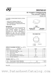 TSD57045-01 datasheet pdf ST Microelectronics