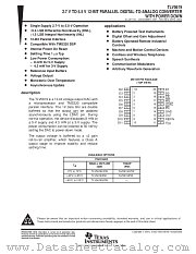 TLV5619PW datasheet pdf Texas Instruments