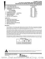 TLV5639C datasheet pdf Texas Instruments