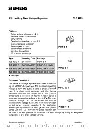 TLE4279GM datasheet pdf Siemens