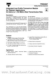 TFBS5607-TR3 datasheet pdf Vishay