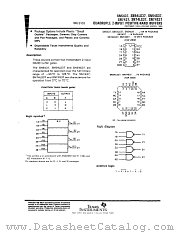 SN5437W datasheet pdf Texas Instruments