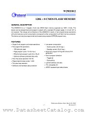 W39L020P-90 datasheet pdf Winbond Electronics