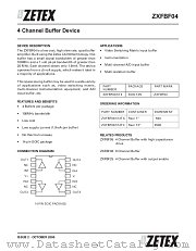 ZXFBF04 datasheet pdf Zetex Semiconductors