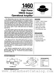 1460 datasheet pdf TelCom Semiconductor