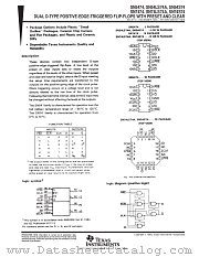 SN54S74W datasheet pdf Texas Instruments