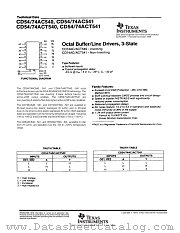 CD54AC540 datasheet pdf Texas Instruments