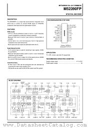 M52390 datasheet pdf Mitsubishi Electric Corporation