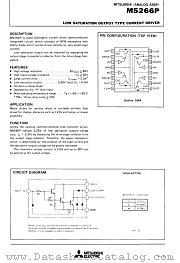 M5266P datasheet pdf Mitsubishi Electric Corporation