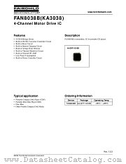 KA3038 datasheet pdf Fairchild Semiconductor