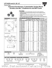 LPT-4545-250LA datasheet pdf Vishay