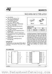 M54HC75D datasheet pdf ST Microelectronics