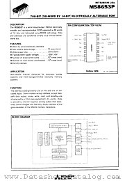M58653P datasheet pdf Mitsubishi Electric Corporation