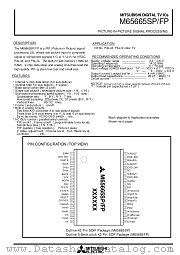 M65665 datasheet pdf Mitsubishi Electric Corporation