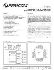 PI6C39911-2J datasheet pdf Pericom Technology
