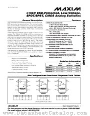 MAX4561EUT-T datasheet pdf MAXIM - Dallas Semiconductor