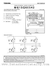 MG15Q6ES42 datasheet pdf TOSHIBA