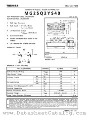 MG25Q2YS40 datasheet pdf TOSHIBA