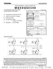 MG50Q6ES40 datasheet pdf TOSHIBA