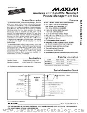 MAX888ECJ datasheet pdf MAXIM - Dallas Semiconductor