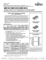 MB1501L datasheet pdf Fujitsu Microelectronics