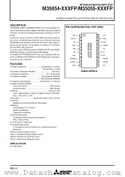 M35054 datasheet pdf Mitsubishi Electric Corporation
