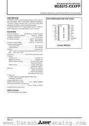 M35072 datasheet pdf Mitsubishi Electric Corporation