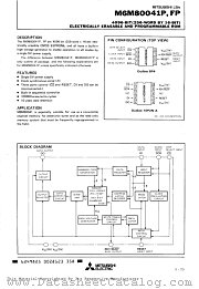 M6M80041FP datasheet pdf Mitsubishi Electric Corporation