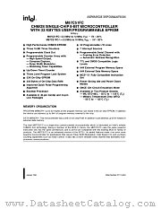 M87C51FC-1 datasheet pdf Intel