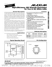 MAX1599ETA datasheet pdf MAXIM - Dallas Semiconductor